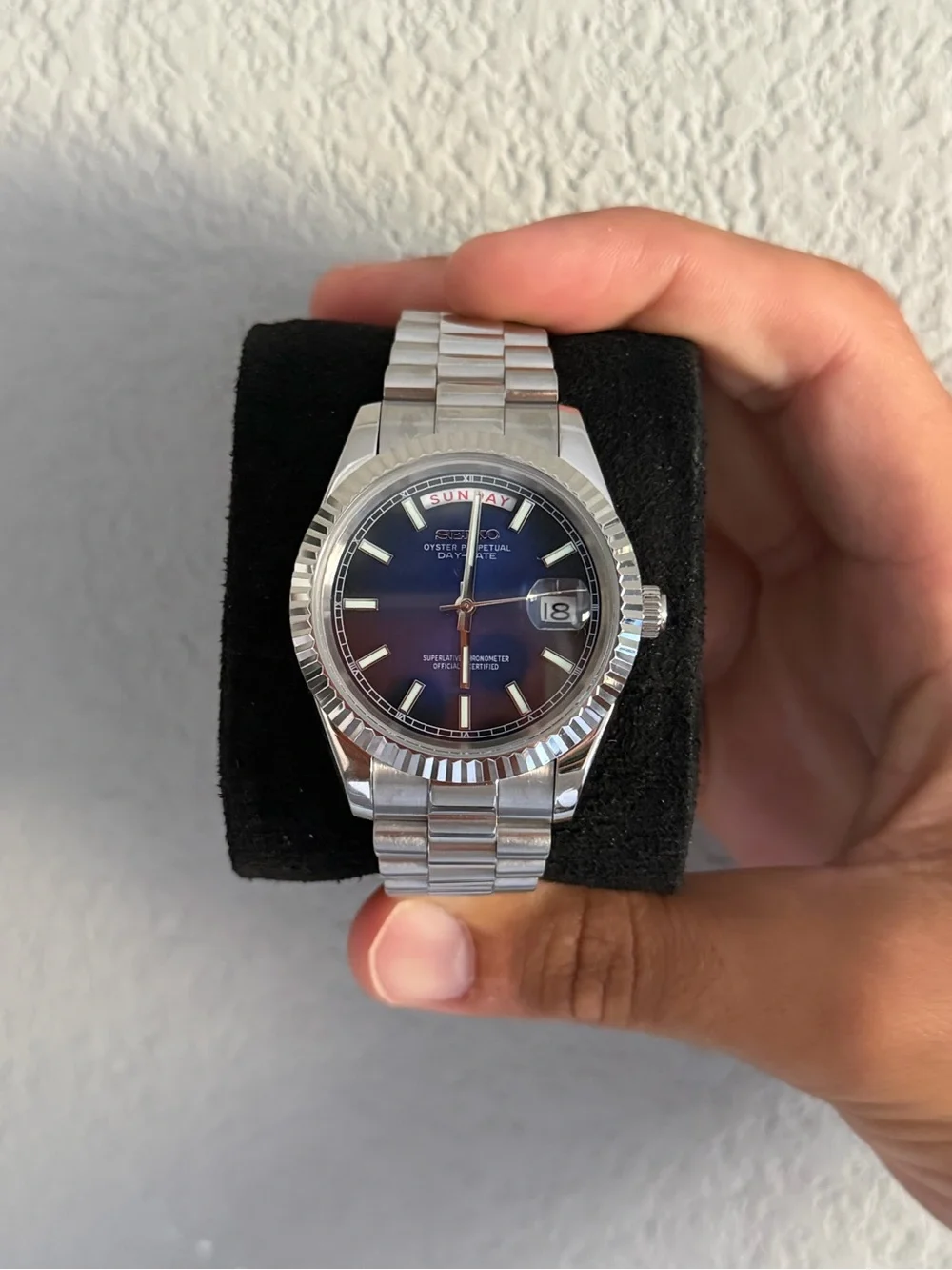 Seiko Mod: Blue Day-Date